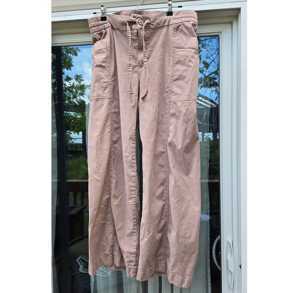 SO Goods For Life Mauve Tan Wide Leg Pants XL